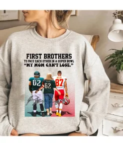 First Brothers To Face Each Other In A Super Bowl LVII Shirt 2