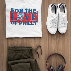 For The Love Of Philly Sixers Basketball Kids Shirt