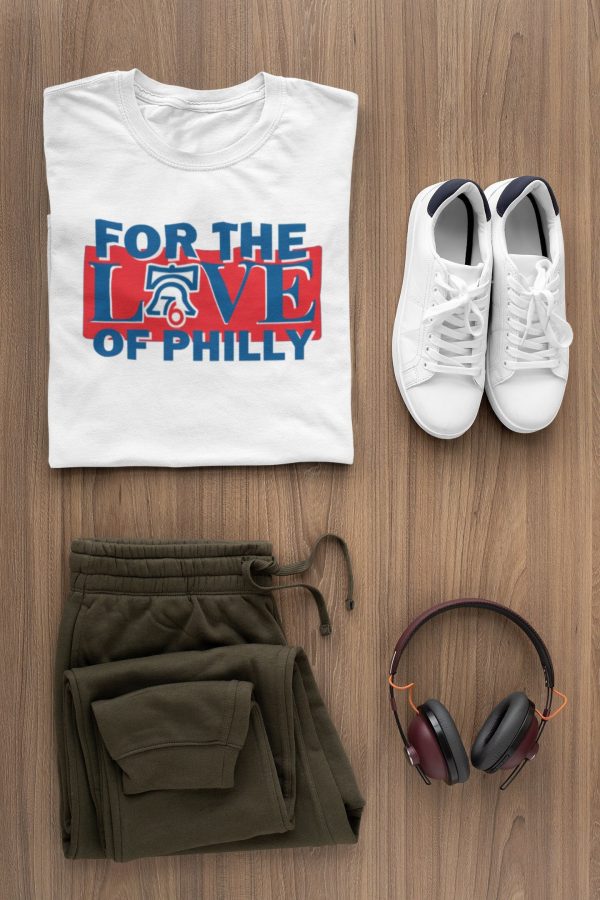 For The Love Of Philly Sixers Basketball Kids Shirt