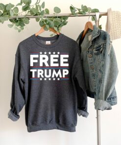 Free Trump Not Guilty Conservative Pro America Hoodie 2