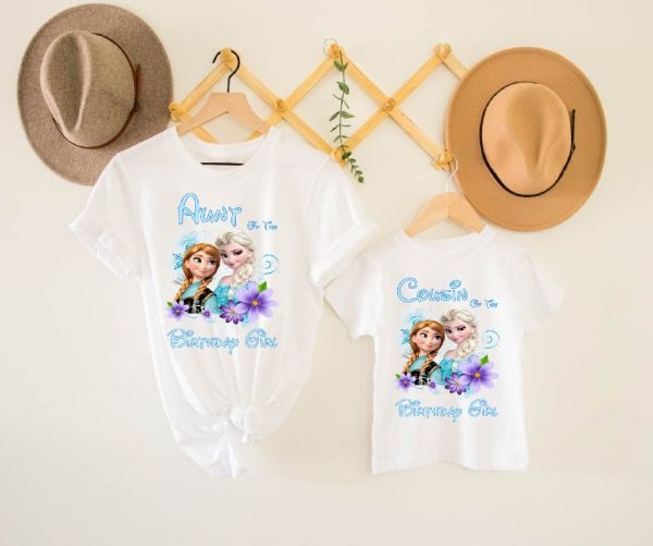 Frozen Family Elsa Birthday Party Shirt