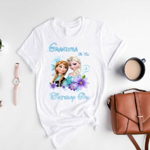 Frozen Family Elsa Birthday Party Shirt 3