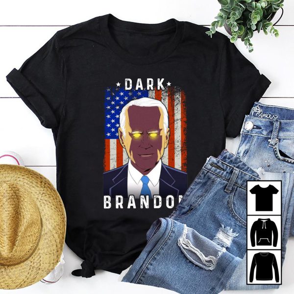 Funny Dark Brandon Joe Biden America Flag Sweatshirt