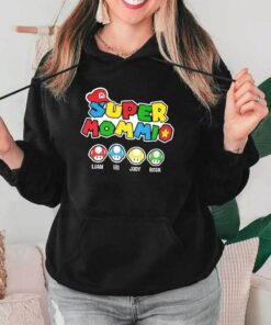 Funny Gamer Custom Super Mommio Birthday Gift T Shirt 5