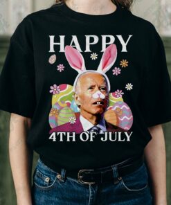 Funny Happy 4th Of July Biden Easter Shirt 1