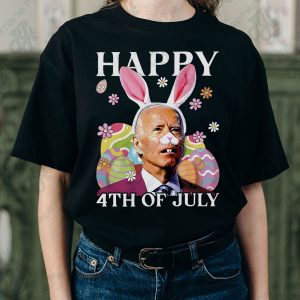 Funny Happy 4th Of July Biden Easter Shirt