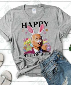 Funny Happy 4th Of July Biden Easter Shirt 2