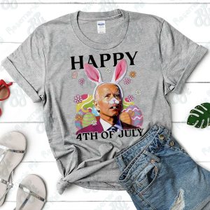 Funny Happy 4th Of July Biden Easter Shirt