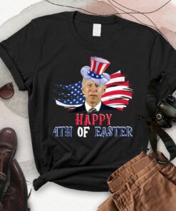 Funny Joe Biden Happy 4th Of Easter Confused July Shirt 4