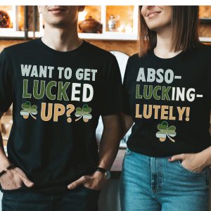 Funny Matching Couples St Patrick’s Day Shirt