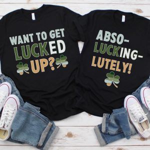 Funny st patricks store day shirts for couples