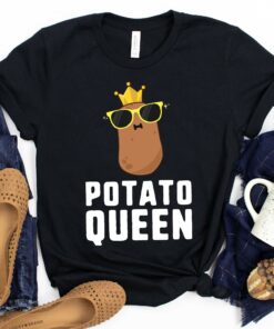 Funny Potato Queen Kids Boys Girls T Shirt 1