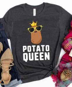 Funny Potato Queen Kids Boys Girls T Shirt 2