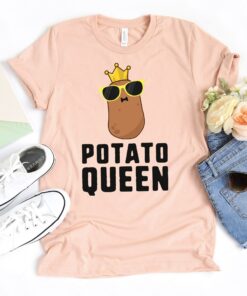 Funny Potato Queen Kids Boys Girls T Shirt 3