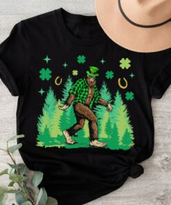 Funny Sasquatch Bigfoot St Patricks Day Shirt 1