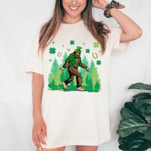 Funny Sasquatch Bigfoot St Patricks Day Shirt 3