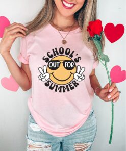 Funny Smiley Schools Out For Summer Shirt 2 Funny Smiley Schools Out For Summer Shirt 3