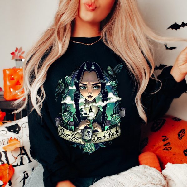 Funny Wednesday Addams Halloween Spooky Sweatshirt Shirt