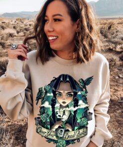 Funny Wednesday Addams Halloween Spooky Sweatshirt Shirt 2 Funny Wednesday Addams Halloween Spooky Sweatshirt Shirt 3