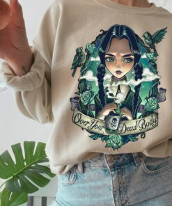 Funny Wednesday Addams Halloween Spooky Sweatshirt Shirt 3 Funny Wednesday Addams Halloween Spooky Sweatshirt Shirt 4