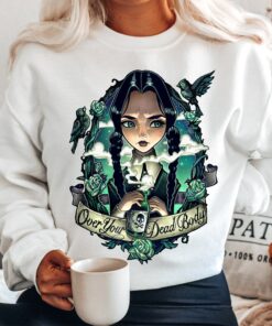 Funny Wednesday Addams Halloween Spooky Sweatshirt Shirt 4 Funny Wednesday Addams Halloween Spooky Sweatshirt Shirt 5