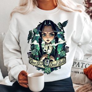 Funny Wednesday Addams Halloween Spooky Sweatshirt Shirt 5