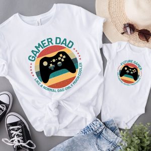 Future Gamer Dad Fathers Day Gaming Matching Shirt