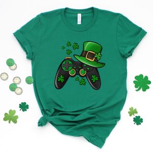 Gamer Boys Video Game St Patricks Day Shirt