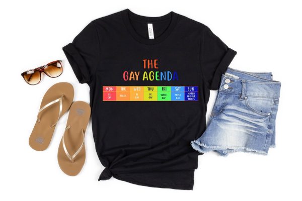 Gay Agenda LGBTQ Pride Bisexual Shirt