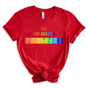 Gay Agenda LGBTQ Pride Bisexual Shirt 3