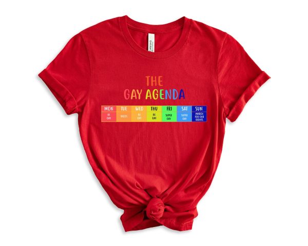 Gay Agenda LGBTQ Pride Bisexual Shirt