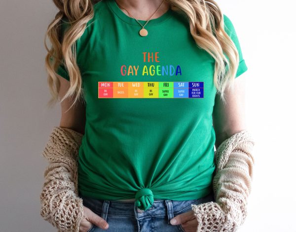 Gay Agenda LGBTQ Pride Bisexual Shirt