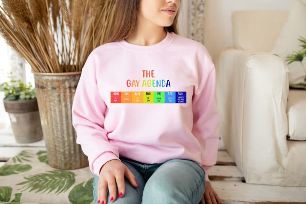 Gay Agenda LGBTQ Pride Bisexual Shirt