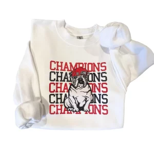 Georgia Bulldogs Championship Sweatshirt Shirt