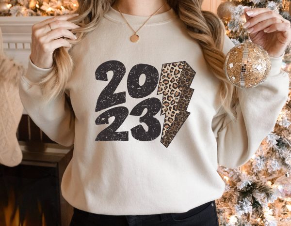 Gift 2023 New Year Leopard Shirt