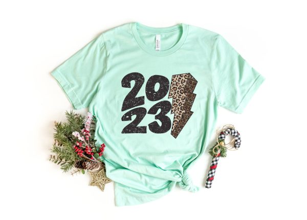 Gift 2023 New Year Leopard Shirt