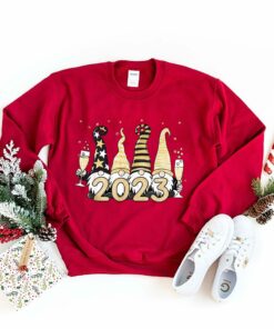 Gnomes Happy New Year 2023 Welcome NYE Party Shirt 1