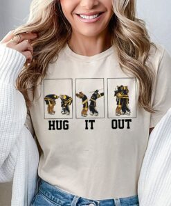 Goalie Hug Boston Hockey It Out Shirt 1