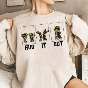 Goalie Hug Boston Hockey It Out Shirt 4