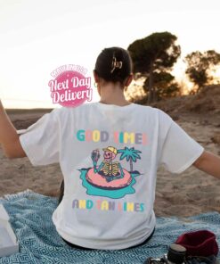Good Times And Tan Lines Groovy Skeleton Summer Shirt 2 Good Times And Tan Lines Groovy Skeleton Summer Shirt 3