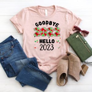 Goodbye 2022 Hello 2023 Funny New Year Tee Shirt 5