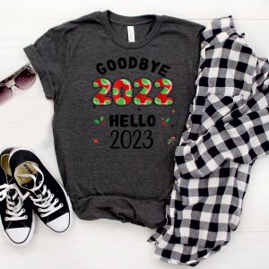 Goodbye 2022 Hello 2023 Funny New Year Tee Shirt 7