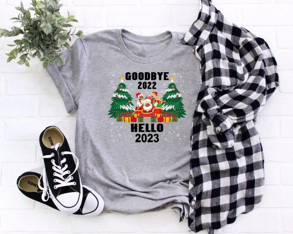 Goodbye 2022 Hello 2023 New Years Shirt Gift