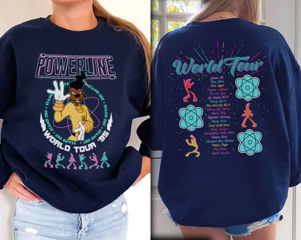 Goofy Movie Powerline Stand Out Tour 95 Sweatshirt Shirt