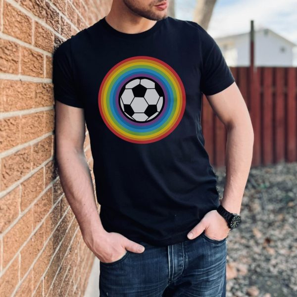 Grant Wahl Rainbow With Football Qatar T Shirt