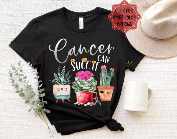 Gray Ribbon Brain Cancer Can Succ It Shirt