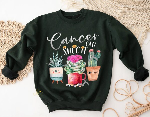 Gray Ribbon Brain Cancer Can Succ It Shirt