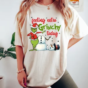 Grinch Feeling Extra Grinchy Today Shirt