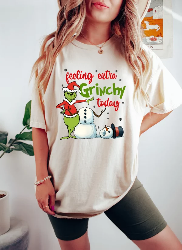 Grinch Feeling Extra Grinchy Today Shirt