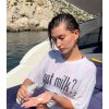 Hailey Baldwin Got Milk T Shirt